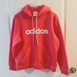 Women's large, pink adidas hoodie